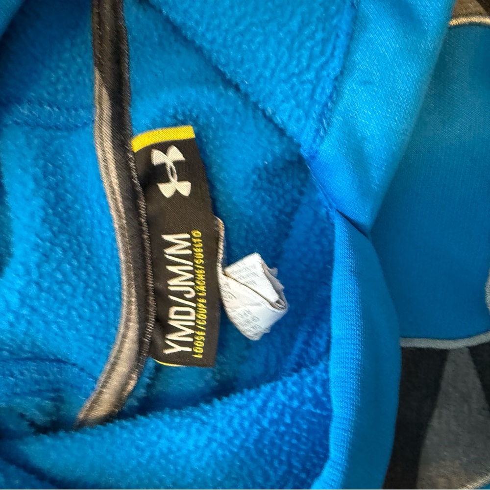 Under Armour Vibrant Blue Pullover with Logo - Picture 9 of 10